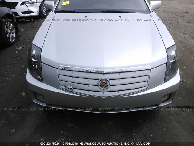 1G6DM57T470107066 - 2007 CADILLAC CTS SILVER photo 6