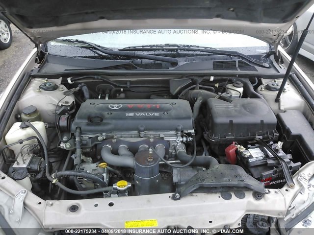 4T1BE32K83U778209 - 2003 TOYOTA CAMRY LE/XLE/SE 金色 照片 10