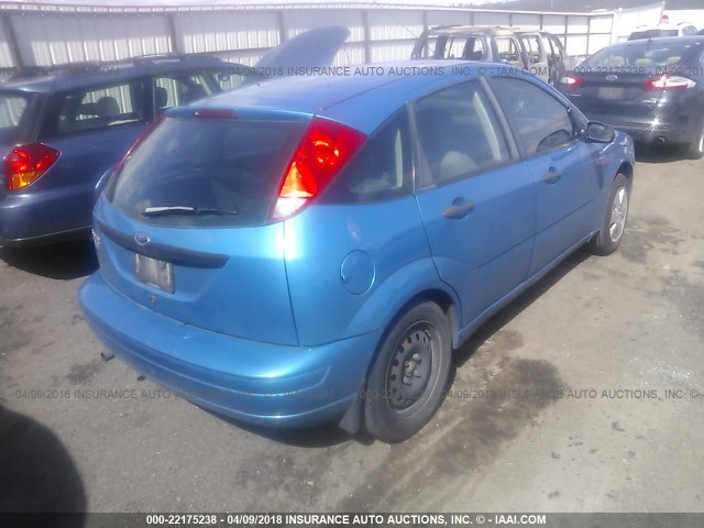 1FAHP37N77W334461 - 2007 FORD FOCUS ZX5/S/SE/SES 蓝色 照片 4