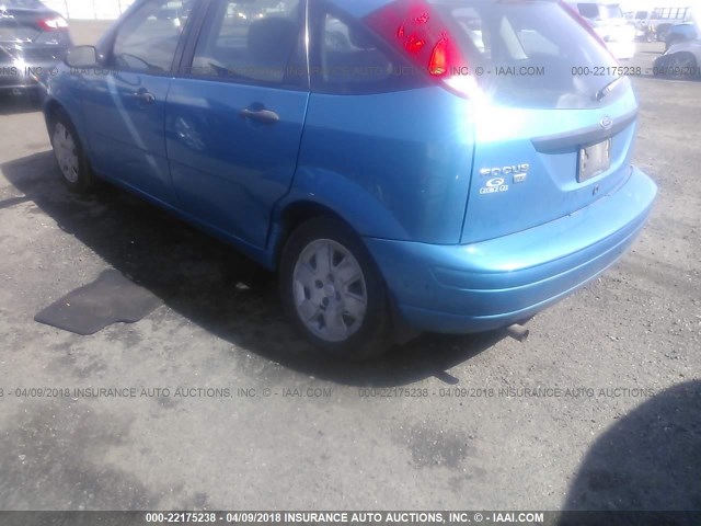 1FAHP37N77W334461 - 2007 FORD FOCUS ZX5/S/SE/SES 蓝色 照片 6