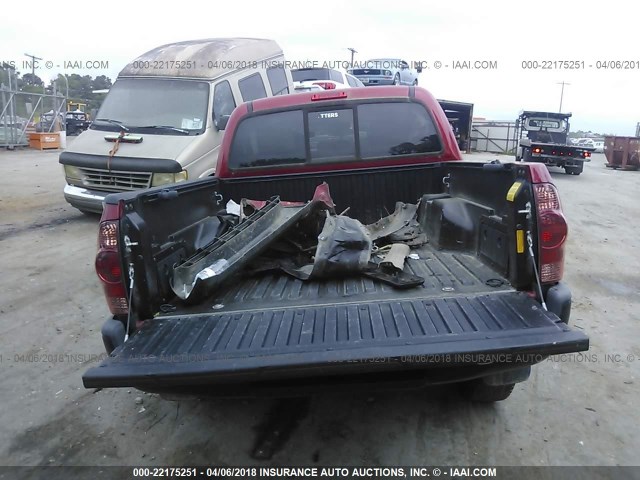 5TFJX4GNXFX038411 - 2015 TOYOTA TACOMA DOUBLE CAB PRERUNNER RED photo 8