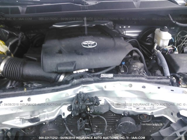 5TFAY5F11EX340783 - 2014 TOYOTA TUNDRA CREWMAX PLATINUM Gümüş foto 10