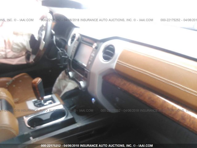 5TFAY5F11EX340783 - 2014 TOYOTA TUNDRA CREWMAX PLATINUM Gümüş foto 5