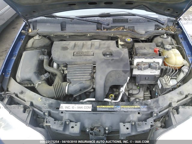 1G8AV15F56Z112350 - 2006 SATURN ION LEVEL 3 BLUE photo 10