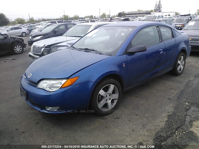 1G8AV15F56Z112350 - 2006 SATURN ION LEVEL 3 BLUE photo 2