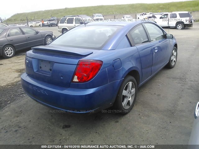 1G8AV15F56Z112350 - 2006 SATURN ION LEVEL 3 BLUE photo 4