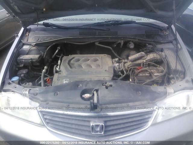 2HKRL1852YH557334 - 2000 HONDA ODYSSEY LX BLUE photo 10