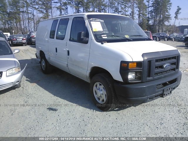 1FTNE2EL1DDA88254 - 2013 FORD ECONOLINE E250 VAN WHITE photo 1