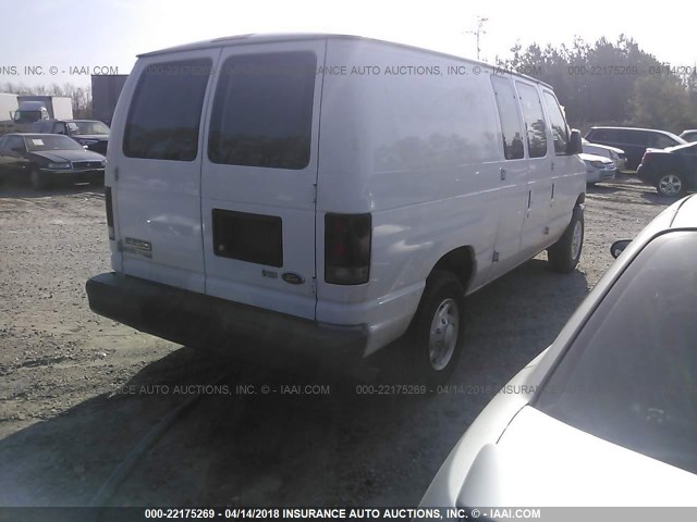 1FTNE2EL1DDA88254 - 2013 FORD ECONOLINE E250 VAN WHITE photo 4