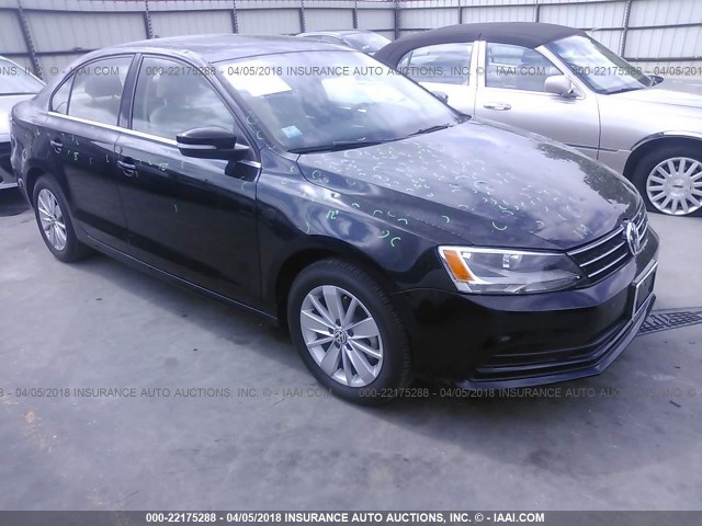 3VWD67AJ8GM363845 - 2016 VOLKSWAGEN JETTA SE BLACK photo 1