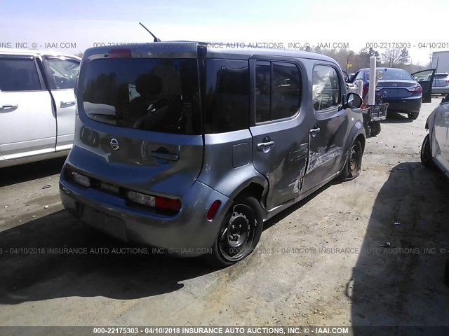 JN8AZ2KR0AT155654 - 2010 NISSAN CUBE S/SL/KROM GRAY photo 4