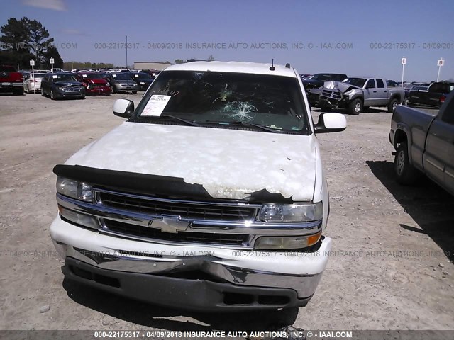 1GNEC13Z53J226344 - 2003 CHEVROLET TAHOE C1500 WHITE photo 6