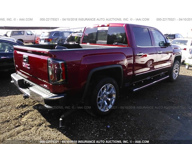 3GTU2NEC8JG162404 - 2018 GMC SIERRA K1500 SLT RED photo 4