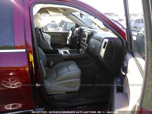 3GTU2NEC8JG162404 - 2018 GMC SIERRA K1500 SLT RED photo 5