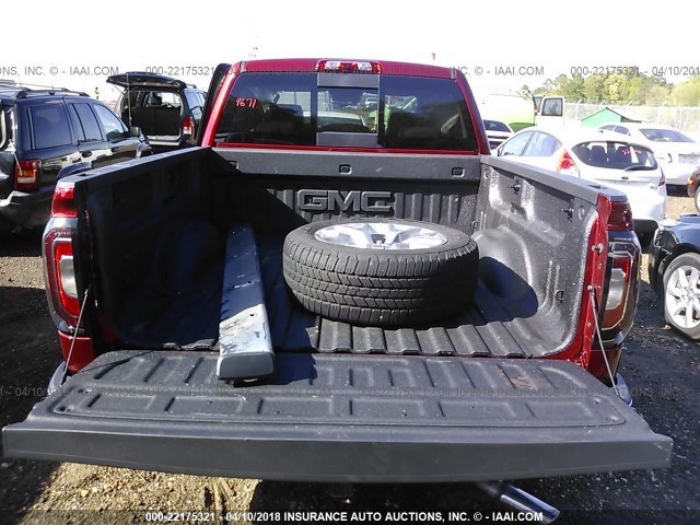 3GTU2NEC8JG162404 - 2018 GMC SIERRA K1500 SLT RED photo 8