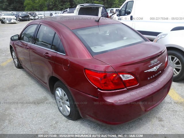 1C3CC4FBXAN105531 - 2010 CHRYSLER SEBRING TOURING RED photo 3