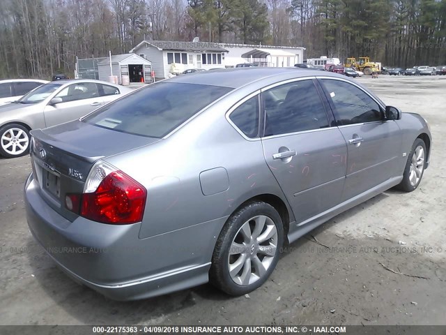 JNKAY01F77M453761 - 2007 INFINITI M35 SPORT GRAY photo 4