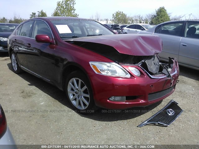 JTHCH96S960015364 - 2006 LEXUS GS GENERATION 200 300 RED photo 1