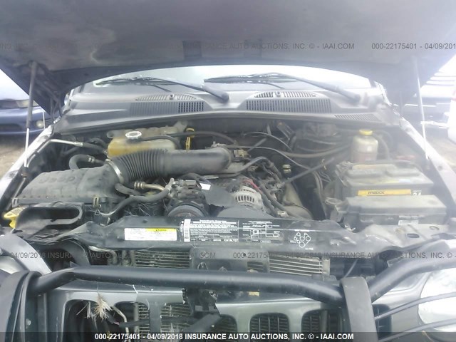 1J4GL48K74W315135 - 2004 JEEP LIBERTY SPORT 黑色 照片 10