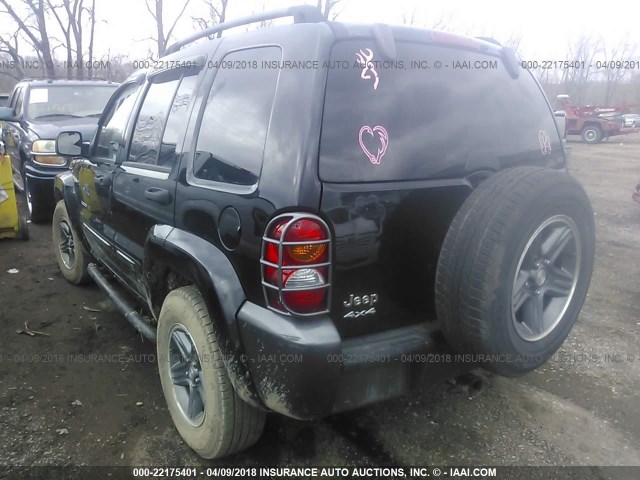 1J4GL48K74W315135 - 2004 JEEP LIBERTY SPORT 黑色 照片 3