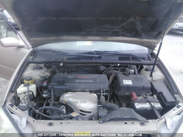 4T1BE32K22U072724 - 2002 TOYOTA CAMRY LE/XLE/SE 香槟色 照片 10
