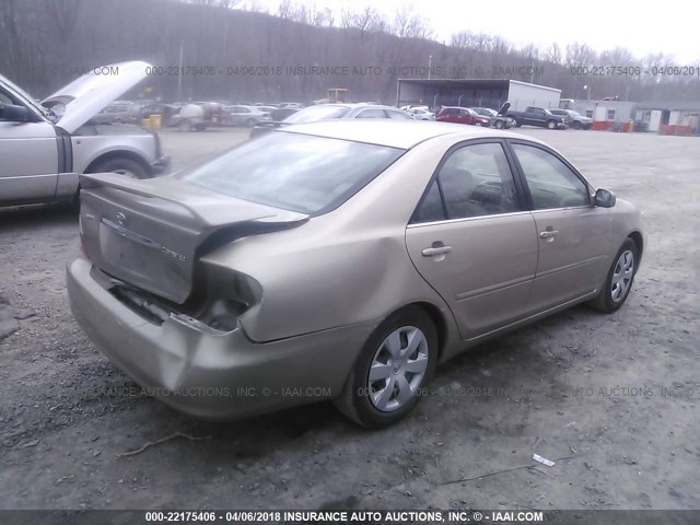 4T1BE32K22U072724 - 2002 TOYOTA CAMRY LE/XLE/SE 香槟色 照片 4
