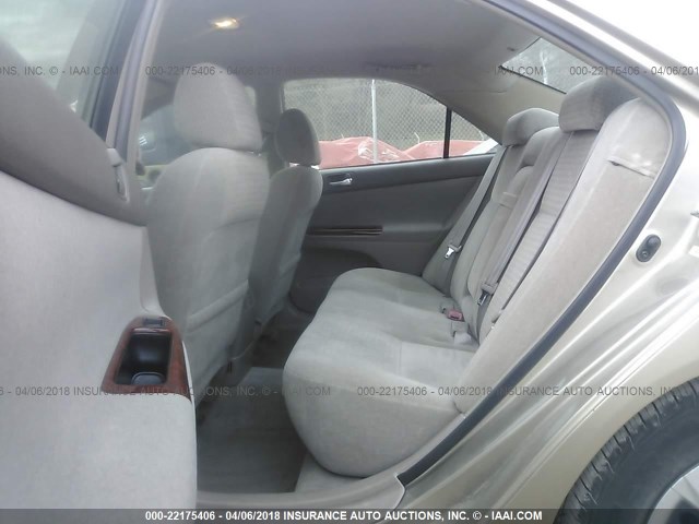 4T1BE32K22U072724 - 2002 TOYOTA CAMRY LE/XLE/SE 香槟色 照片 8
