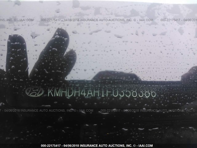 KMHDH4AH1FU358386 - 2015 HYUNDAI ELANTRA SE/SPORT/LIMITED SILVER photo 9
