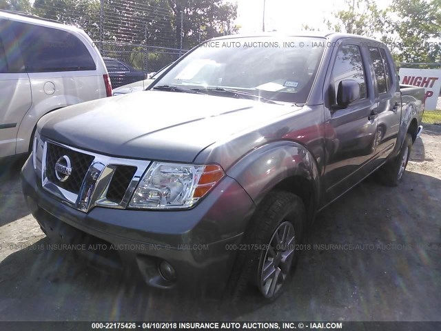 1N6AD0ER3GN722377 - 2016 NISSAN FRONTIER S/SV/SL/PRO-4X GRAY photo 2