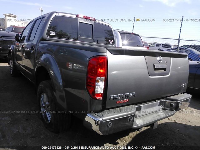 1N6AD0ER3GN722377 - 2016 NISSAN FRONTIER S/SV/SL/PRO-4X GRAY photo 3