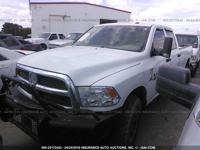 3C6UR5HL0DG614476 - 2013 RAM 2500 ST WHITE photo 2