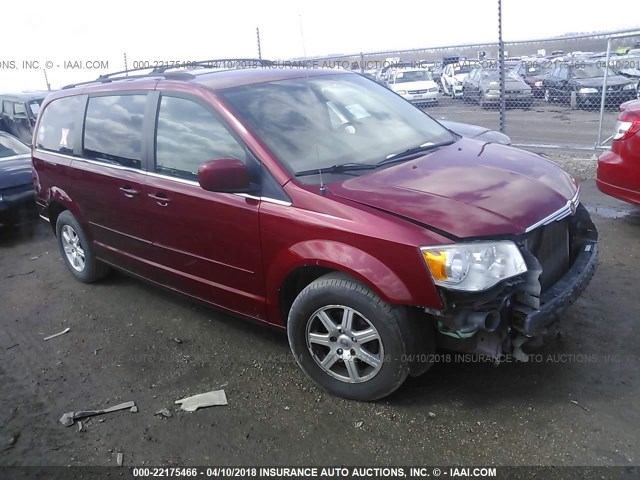 2A8HR54P88R759860 - 2008 CHRYSLER TOWN & COUNTRY TOURING RED photo 1