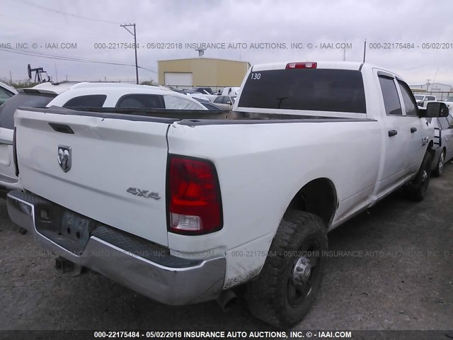 3C63R3GL1EG297939 - 2014 RAM 3500 ST WHITE photo 4