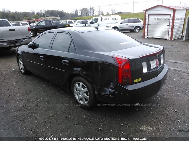 1G6DP577660104551 - 2006 CADILLAC CTS HI FEATURE V6 BLACK photo 3