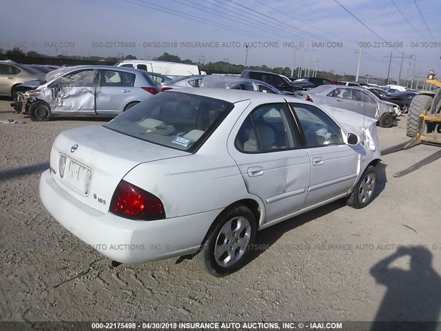 3N1CB51DX6L486210 - 2006 NISSAN SENTRA 1.8/1.8S WHITE photo 4