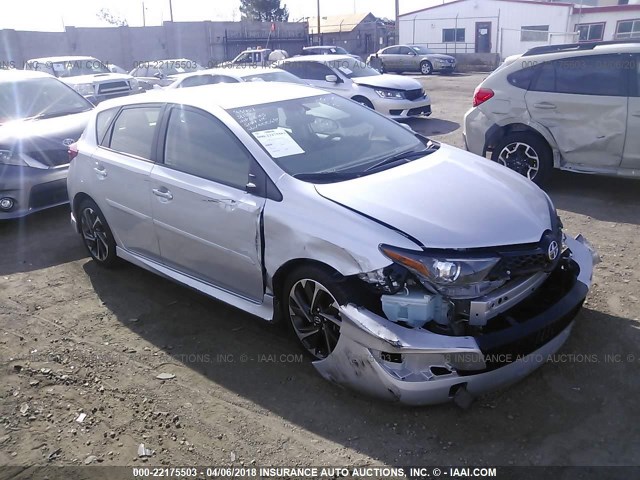 JTNKARJE1GJ513214 - 2016 TOYOTA SCION IM SILVER photo 1