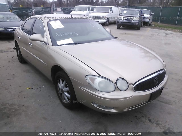 2G4WC532851337258 - 2005 BUICK LACROSSE CX GOLD photo 1