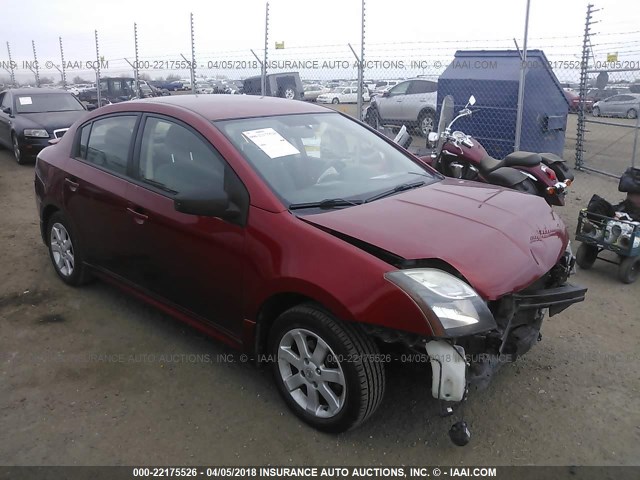 3N1AB6AP1BL634567 - 2011 NISSAN SENTRA 2.0/2.0S/SR/2.0SL RED photo 1