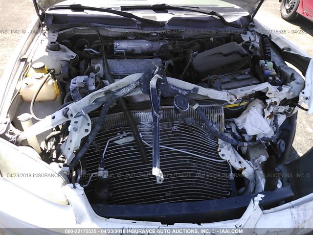 4T1BG22K31U852606 - 2001 TOYOTA CAMRY CE/LE/XLE 白色 照片 10