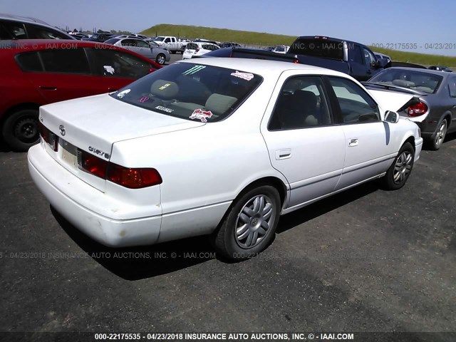 4T1BG22K31U852606 - 2001 TOYOTA CAMRY CE/LE/XLE 白色 照片 4
