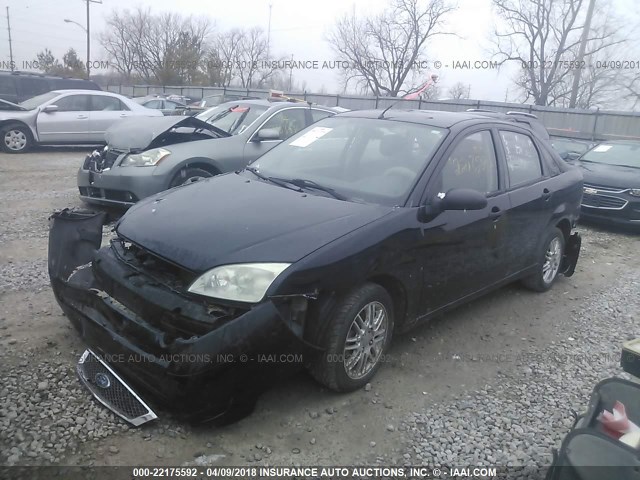 1FAHP34N17W252343 - 2007 FORD FOCUS ZX4/S/SE/SES 黑色 照片 2