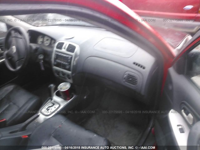 JM1BJ245631147185 - 2003 MAZDA PROTEGE PR5 RED photo 5