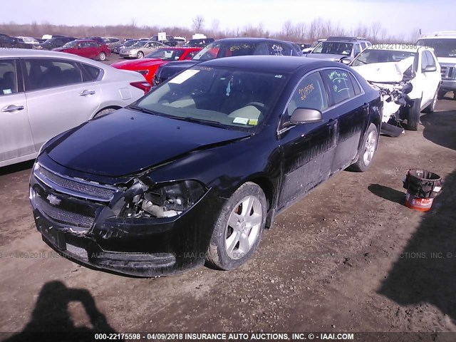 1G1ZB5E10BF199656 - 2011 CHEVROLET MALIBU LS 黑色 照片 2