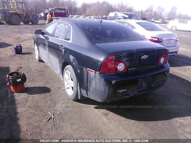 1G1ZB5E10BF199656 - 2011 CHEVROLET MALIBU LS 黑色 照片 3