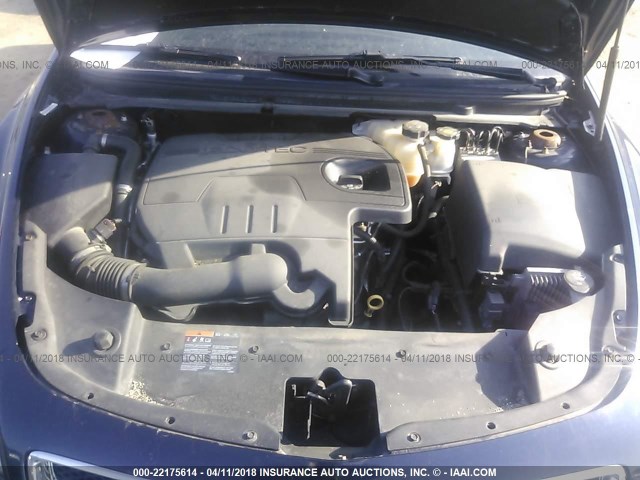 1G1ZC5E18BF124622 - 2011 CHEVROLET MALIBU 1LT 蓝色 照片 10
