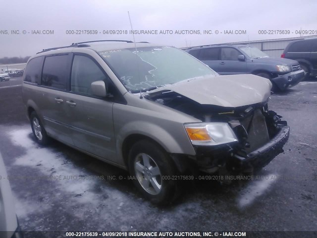 2D8HN54179R647598 - 2009 DODGE GRAND CARAVAN SXT TAN photo 1