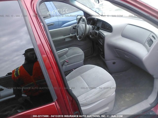 2FMZA5148XBB99970 - 1999 FORD WINDSTAR LX RED photo 5