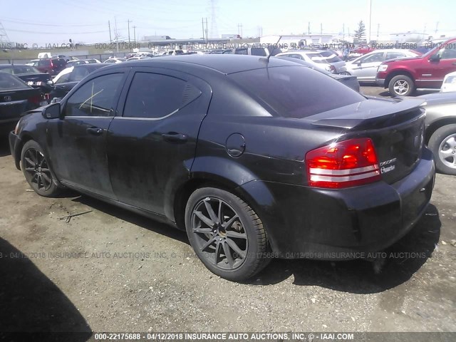 1B3CC5FV9AN161716 - 2010 DODGE AVENGER R/T BLACK photo 3