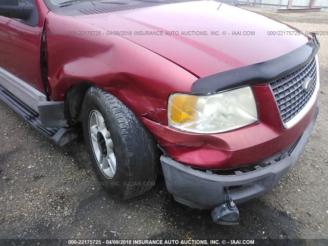 1FMRU15W23LB90753 - 2003 FORD EXPEDITION XLT 红色 照片 6