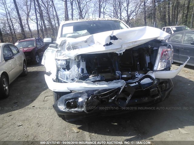 1N6AA1EK9HN525071 - 2017 NISSAN TITAN S WHITE photo 6